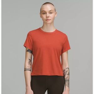 Lululemon Classic-Fit Cotton-Blend T-Shirt Size 4